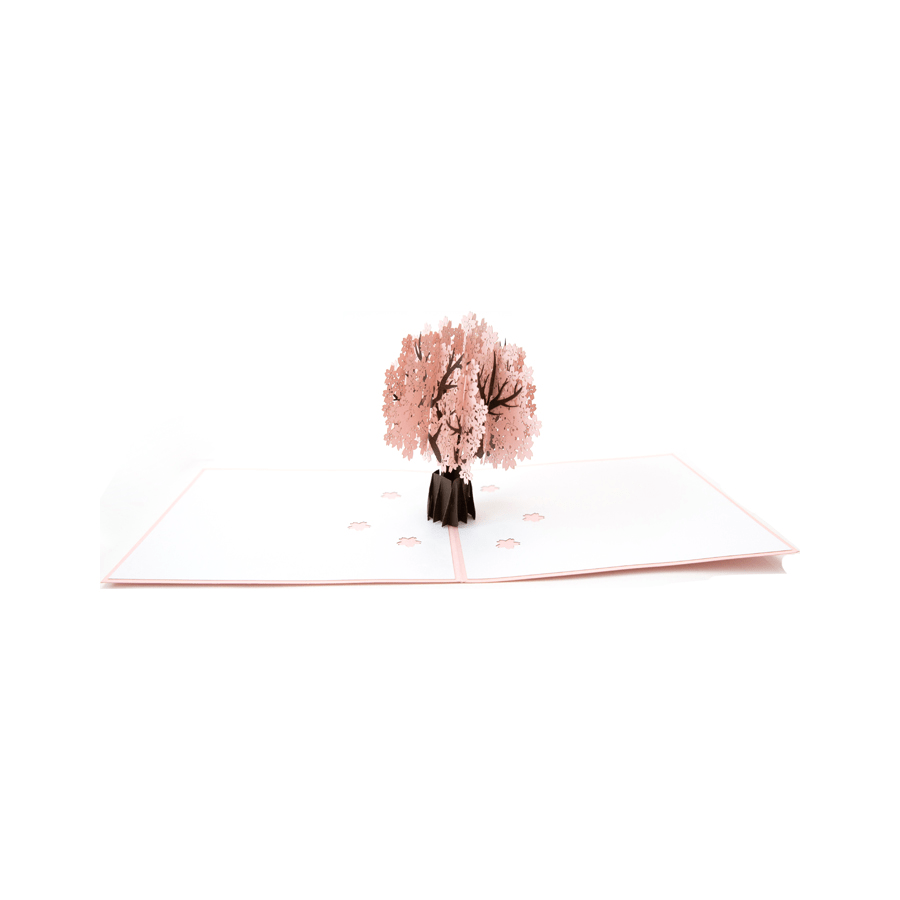 Cherry Blossom Pop Up Card - Floral Greeting