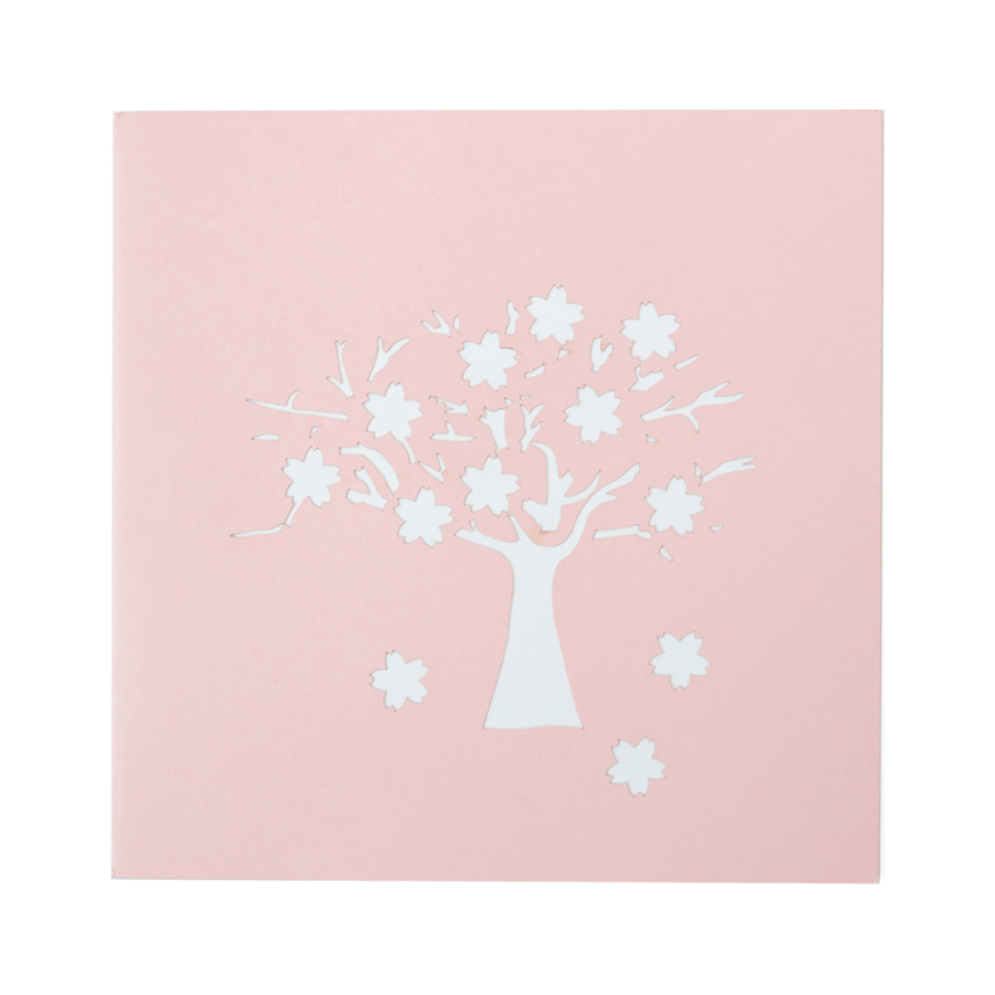 Cherry Blossom Pop Up Card - Floral Greeting