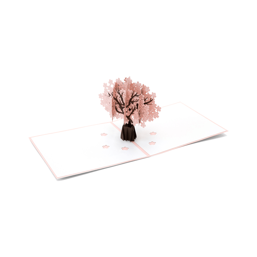 Cherry Blossom Pop Up Card - Floral Greeting