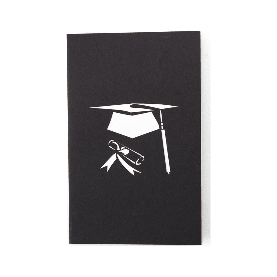 Graduation Cap Pop Up Card – Congratulation Gift