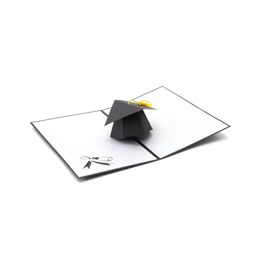 Graduation Cap Pop Up Card – Congratulation Gift
