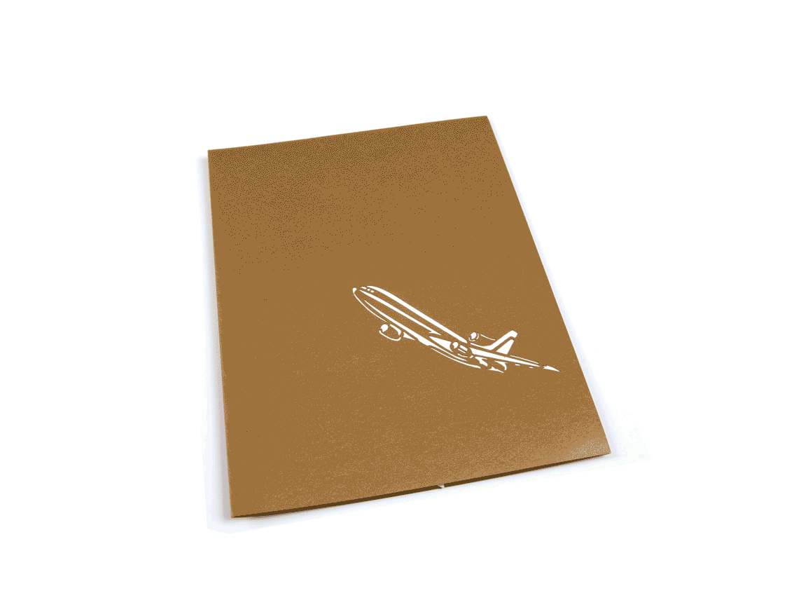 Airplane Pop Up Card
