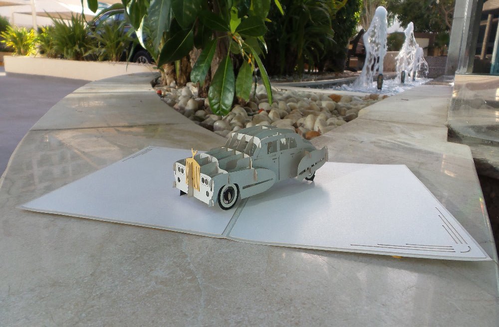 Rolls Royce Classic Car Pop Up Card - Phantom V