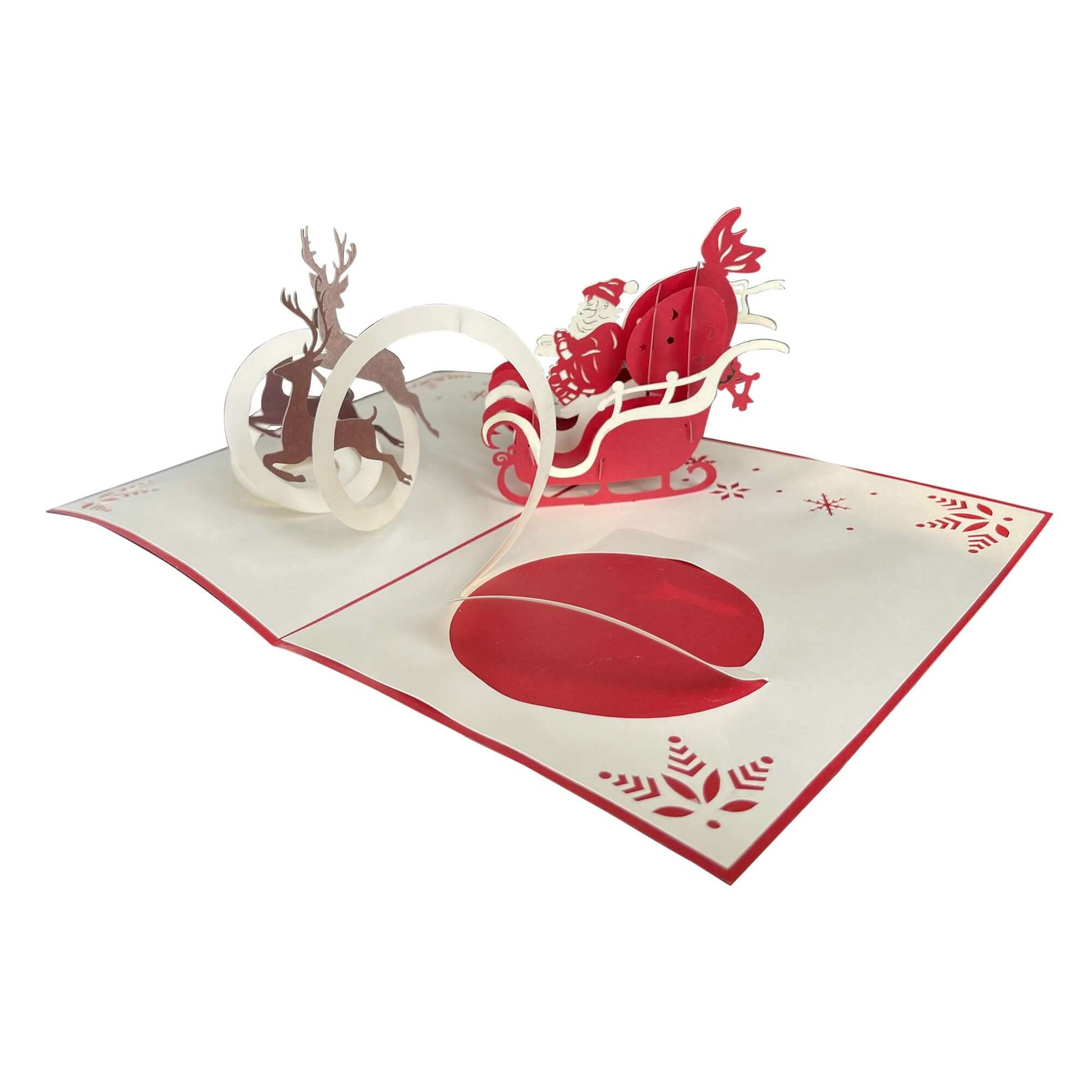 Magical Santa Sleigh Pop Up Card – Christmas Greeting