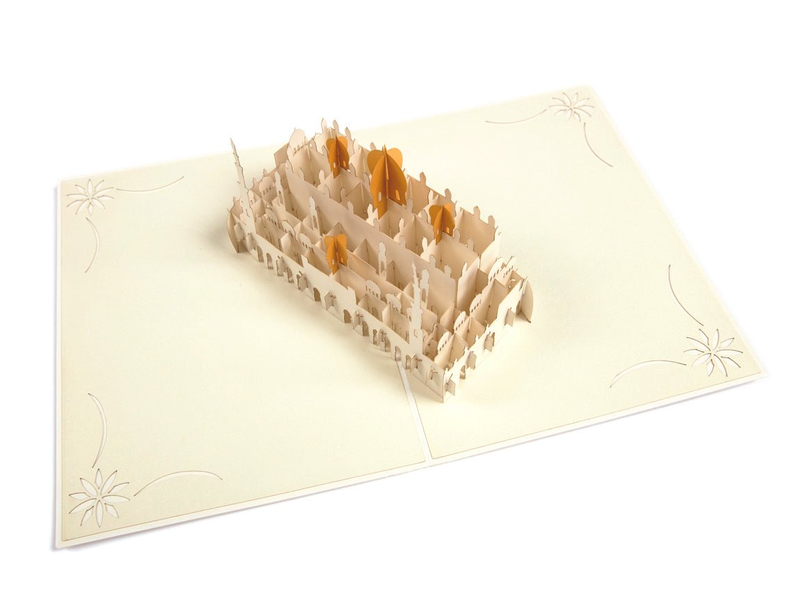 Sheikh Zayed Mosque UAE Landmark Pop Up Card
