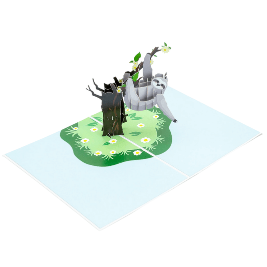 Cute Sloth Pop Up Card – Animal Lover Gift