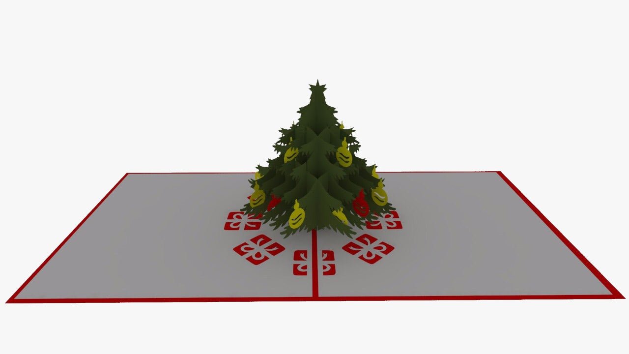 Christmas Tree Pop Up Card - Festive Gift